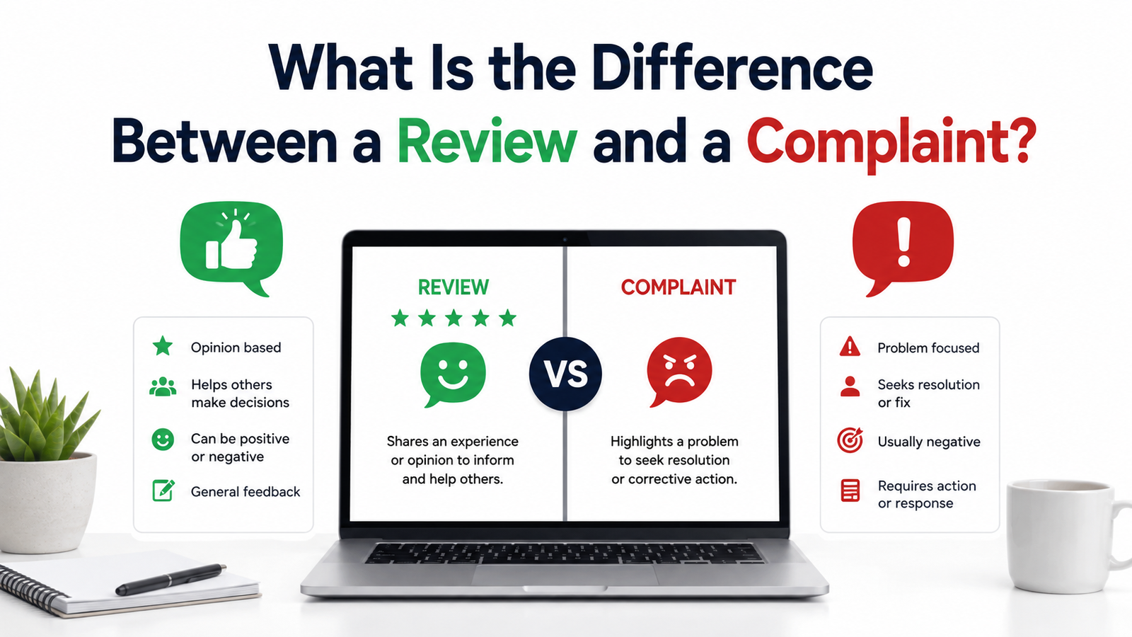 What Is the Difference Between a Review and a Complaint?