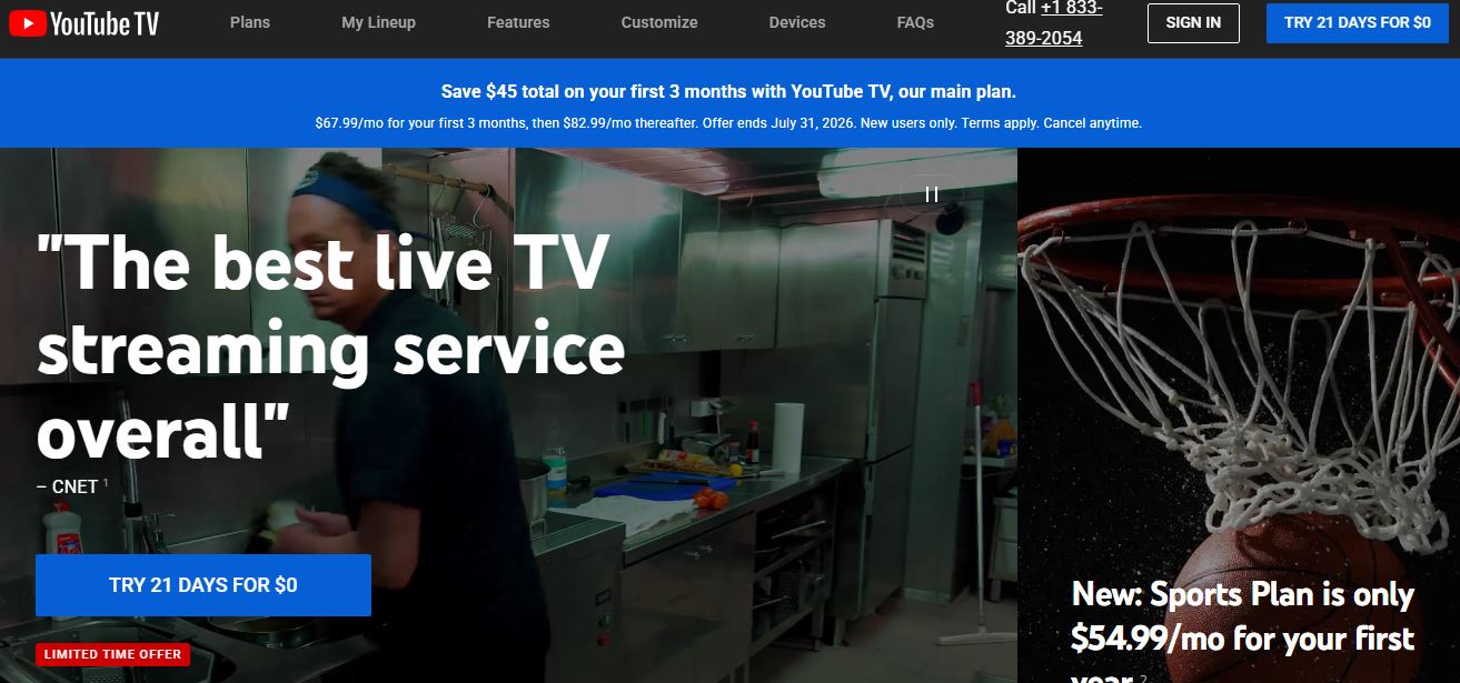 YouTube TV